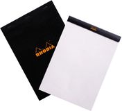 Rhodia Schrijfblok N18 A4 Blanco Papier Zwart 80 Vel