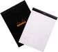 Rhodia Schrijfblok N18 A4 Blanco Papier Zwart 80 Vel