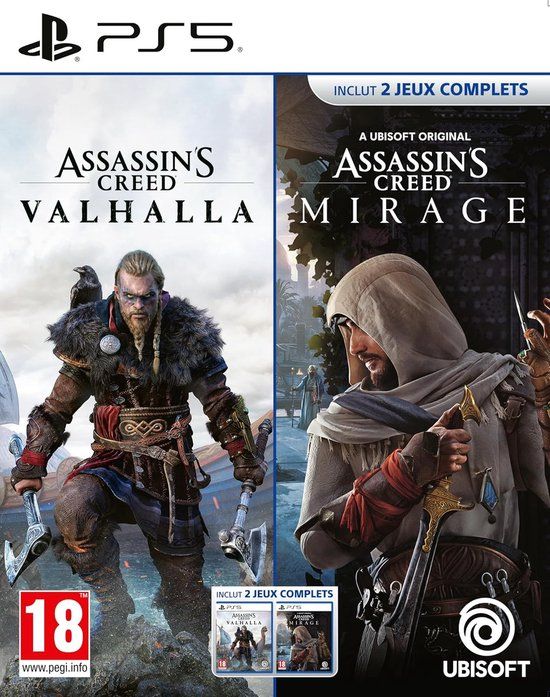 Ubisoft Assassin's Creed Valhalla + Assassin's Creed Mirage PS5