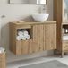 Maison Exclusive - Ensemble de meubles de salle de bain, 2 pièces, chêne artisanal, 79,5 x 41 x 80 cm