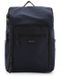 Himawari Sac à dos multifonctionnel bleu marine polyester unisexe adulte 18L compartiment pour ordinateur portable