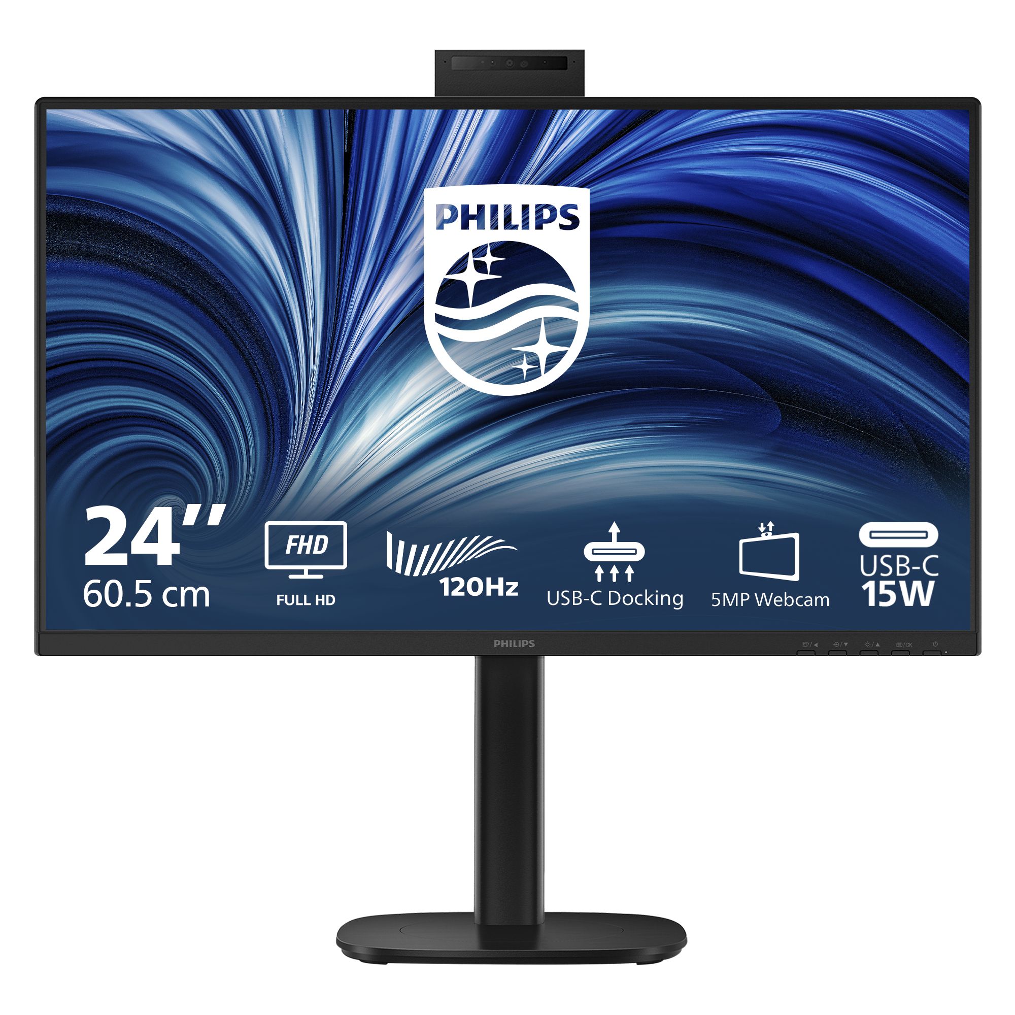 Philips 3000 series 24B2U3301H/00 computer monitor 60,5 cm (23.8") Full HD LCD Zwart