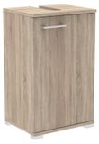 Meuble de lavabo décoratif Sonoma Oak 40cm de large avec porte réversible