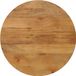 vidaXL Tafelblad, rond, Ø 80x2,5 cm, massief ruw mangohout
