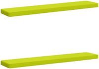 vidaXL - 2-delige Bankkussens VUGHT - 100% Polyester - Vert vif