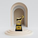 Mad Monkey 2000017 decoratief beeld & figuur Goud