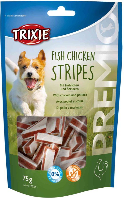 Trixie Fish and chicken stripes - 4011905315348