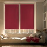 Blindecor Liso BK - Zeus zonder gereedschap, 100% ondoorzichtig, bordeauxrood, 42 x 180 cm (B x H)