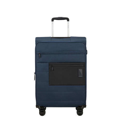 Samsonite trolley Vaycay 66 cm. Expandable donkerblauw