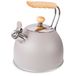 Husla Waterkoker met fluitje, 2,5 L, grijs