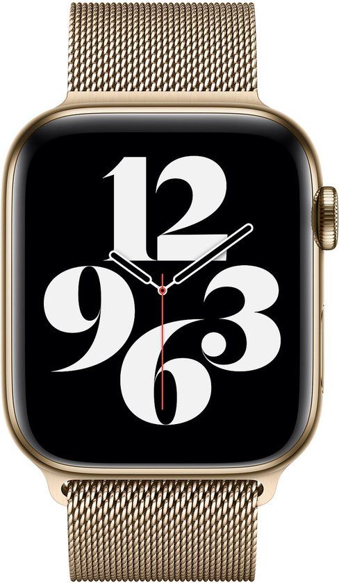 WiWu Apple Goudkleurig Milanees bandje voor de Apple Watch 42-44-45-49mm