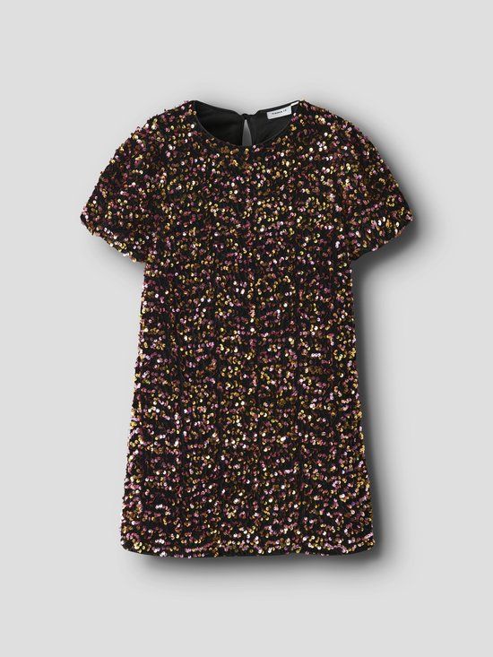 Name it winter jurk meisjes - goud - regular fit - NkfRunica