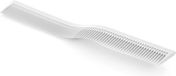 Curve-O Kam Specialist Combs Left-Handed Hard Cutting Comb White 1Stuks