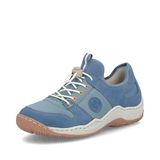 Rieker Dames Instapper Comfort Schoen L0593-12 Blauw
