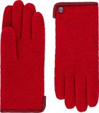 Roeckl Vingerhandschoenen 'FELTED WOOL' rood