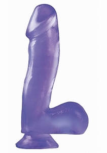 Basix Rubber Works " 6,5"" Dong Purple With Suction Cup (16,5x4