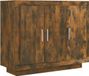 vidaXL Dressoir Gerookt Eiken 92x35x75 cm