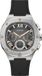 Guess Headline GW0571G1 Horloge - Siliconen - Zwart - Ø 42 mm