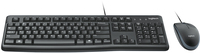 Logitech Desktop MK120 - Bedraad Toetsenbord en Muis - QWERTY - Zwart