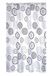 MSV Douchegordijn Polyester Grijs, Wit 180x200 cm