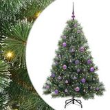 Sapin de Noël artificiel avec 150 LED vert 150 cm PE et PVC
