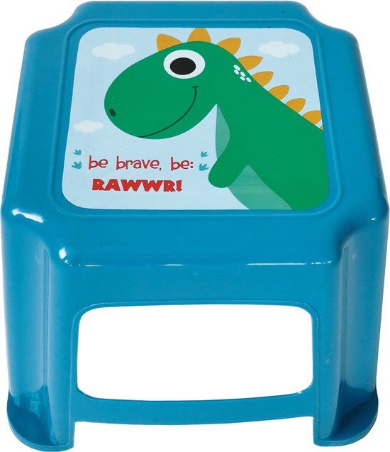 4KidsOnly ARTESANÍA Y DISEÑO TEXTIL, S.A. Plastic krukje - Dino! Blauw