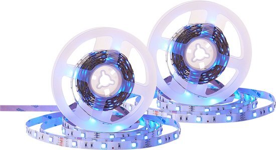 LED - LED-strips set van 2- Wit/Meerkleurig - 500 cm - PCB