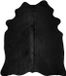 vidaXL - Tapis - 180x220 cm - Cuir de vache véritable - Noir