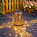 Lanterne solaire, design colibri, couleur bronze, IP65, pour jardin et terrasse