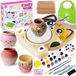 Elzusha - Pottenbakkersschijf pour Enfants - Set Complet d'Atelier de Céramique