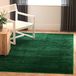 Safavieh Vision Collection Modern tapijt voor woonkamer, eetkamer, slaapkamer - korte pool, groen, 91 x 152 cm