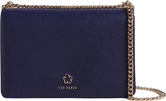 Ted Baker Jorjey Flower Eyelet Crossbody Dames Tas - Dark Blue