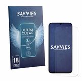 Savvies Screenprotector voor realme C100 4G - Folie Beschermfolie transparant 18 Stuks