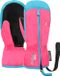 Reusch Skihandschuhe Ben Mitten Blauw-Pink Kinderen Maat 4