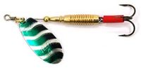 Veltic Veltic Spinner Silver/Green – verzwaarde spinner Maat 5 / 10,0 gram