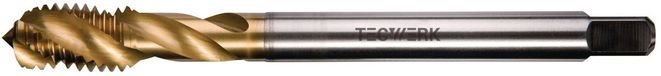 TECWERK Spiraaltap DIN 376C M16x2mm HSS-Co TiN 6H