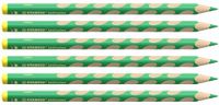 STABILO - ergonomisch kleurpotlood voor linkshandigen - EASYcolors | verpakking van 6, watergroen