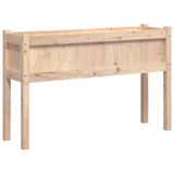 VidaXL Jardinière sur pieds 110x31x70 cm bois de pin massif