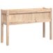 VidaXL Jardinière sur pieds 110x31x70 cm bois de pin massif