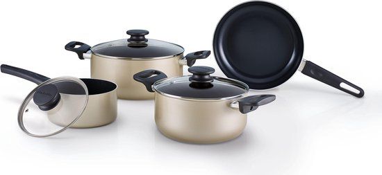 Brabantia START 2 COOK Pannenset - 4-delig - Beige