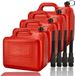 Discountershop B.V. Jerrycan 20 Liter Rood – Set van 4
