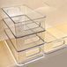 Markenlos Organizer set, 3 stuks - Stapelbare koelkastboxen - Vrij van BPA - Ruimtebesparende opbergoplossingen