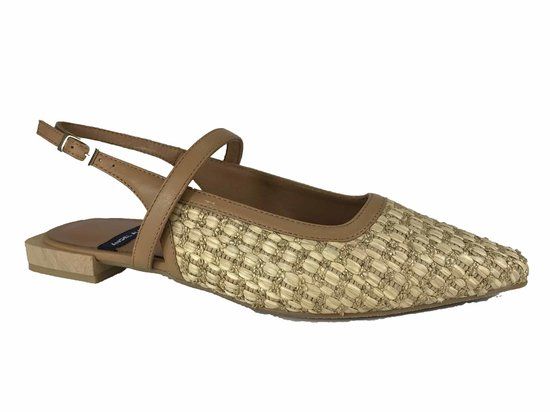 Angel Alarcon Ballerina's - 26002 - Beige - Leer - Maat 39