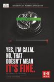 Yes, I'm Calm. No, That Doesn't Mean It's Fine: Line Notebook