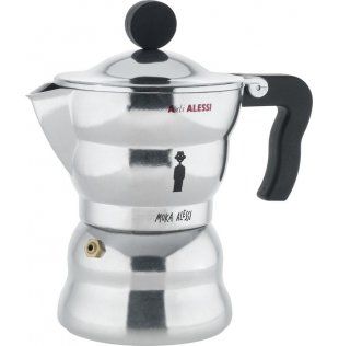 Alessi Moka Express Moka Pot - Aluminium - 164 mm