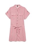 VERO MODA Vmbumpy Ss Short Shirt Dress Wvn Noos dames