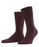 FALKE ClimaWool eenkleurig wol lyocell sokken heren rood - maat 47-48
