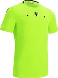Macron Frisk Scheidsrechtersshirt Korte Mouw Heren - Fluogeel | Maat: XXL