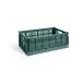 HAY Colour Crate L 34,5x53 cm Vert foncé
