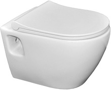 Sanicare Rondo Slim toiletzitting keramiek wit SK5508SL